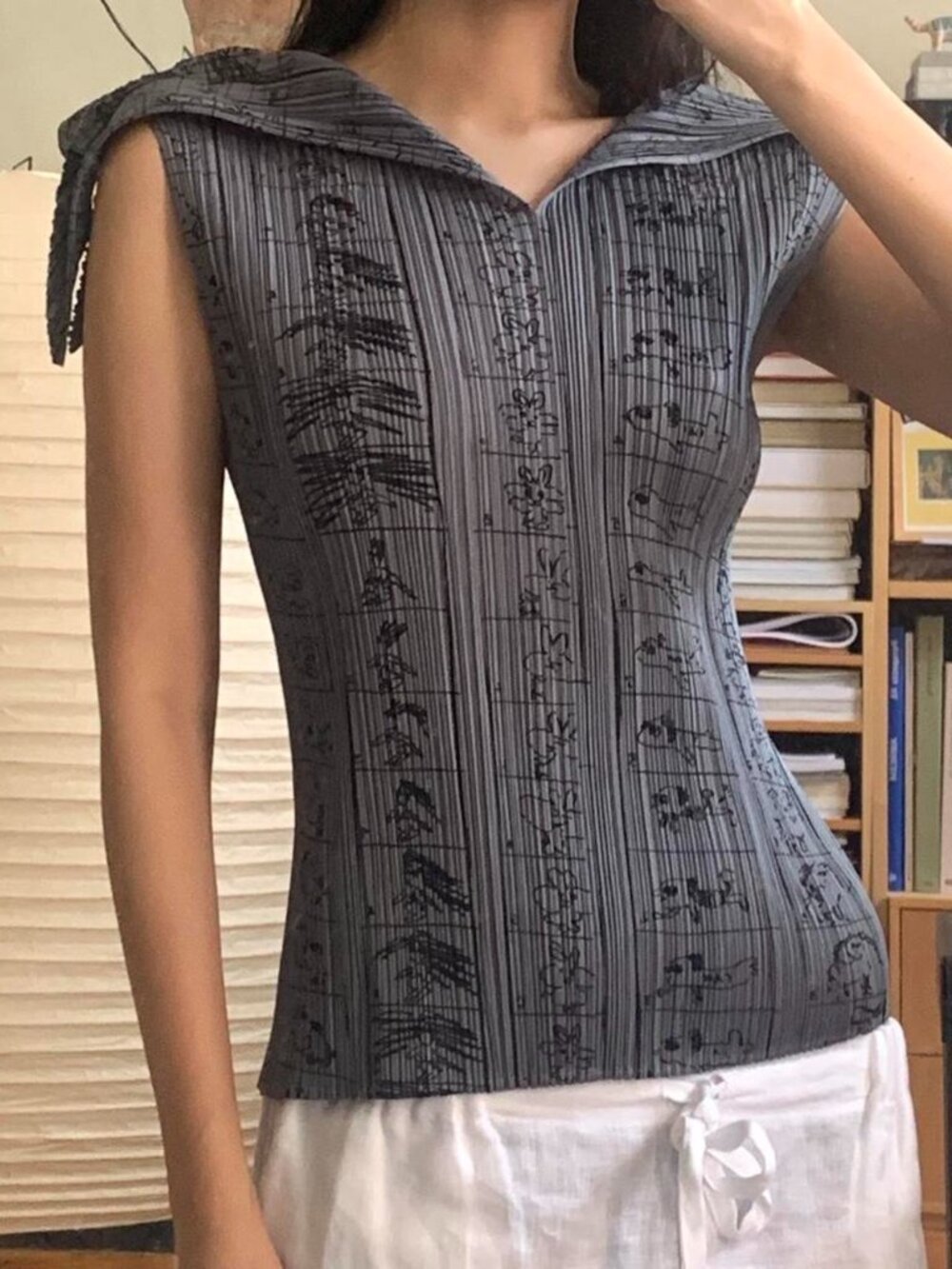 Issey Miyake Pleats Please Cartoon Tank JP4